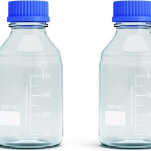 Media Storage Bottle – Borosilicate Glass – (500ml - 2pcs)