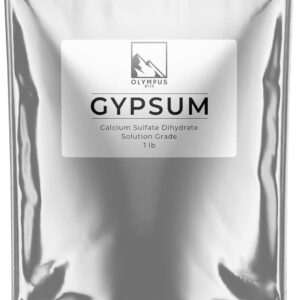 Gypsum Powder for Mushroom Substrate (1 lb)